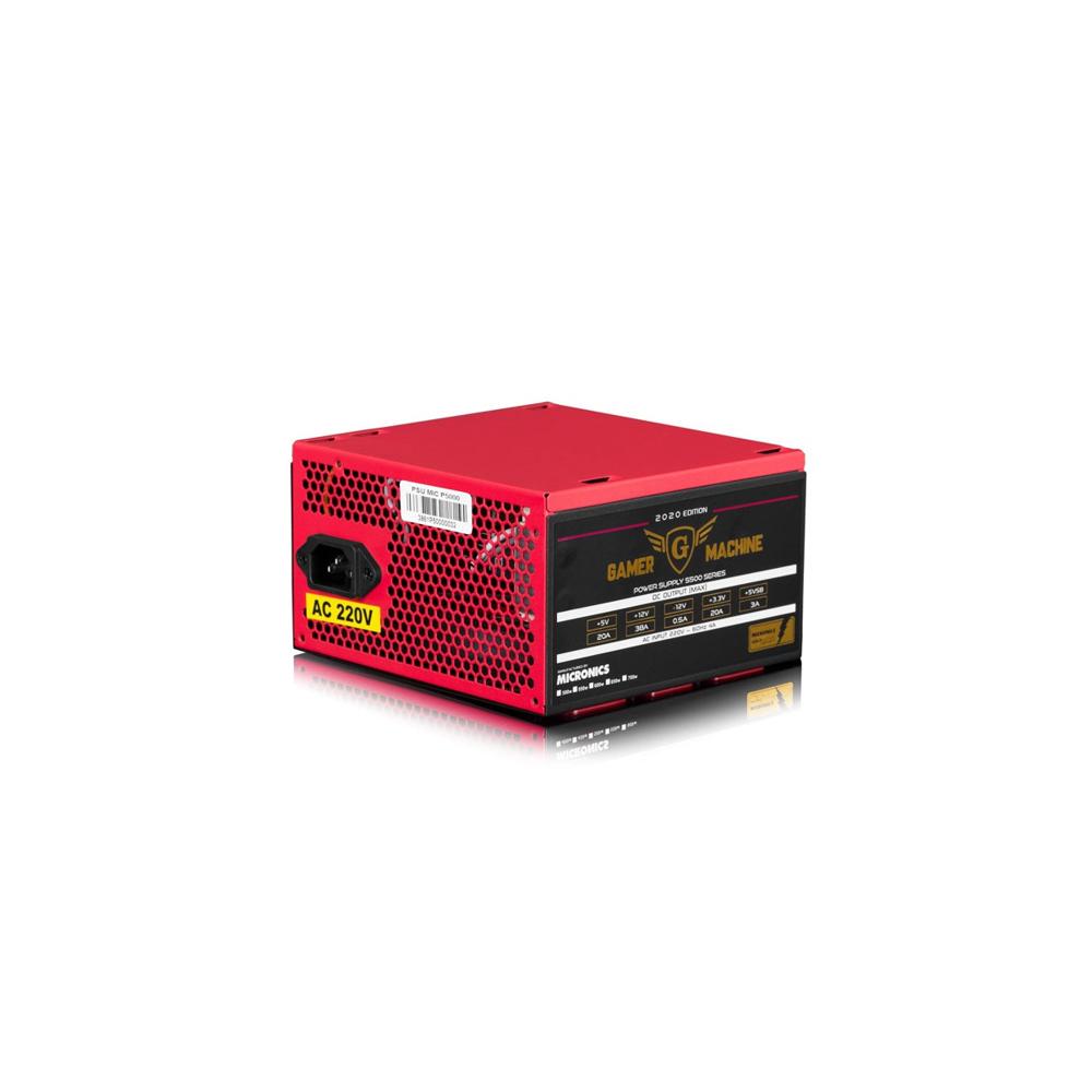 FUENTE DE PODER GAMER ATX 500W REAL PPFC MICRONICS