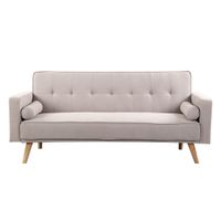 SOFÁ CAMA FUTÓN LUCIE GRIS CLARO