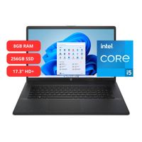 Laptop HP Core i5-1334U 8GB 256GB SSD 17.3 FHD Win11 Jet Black