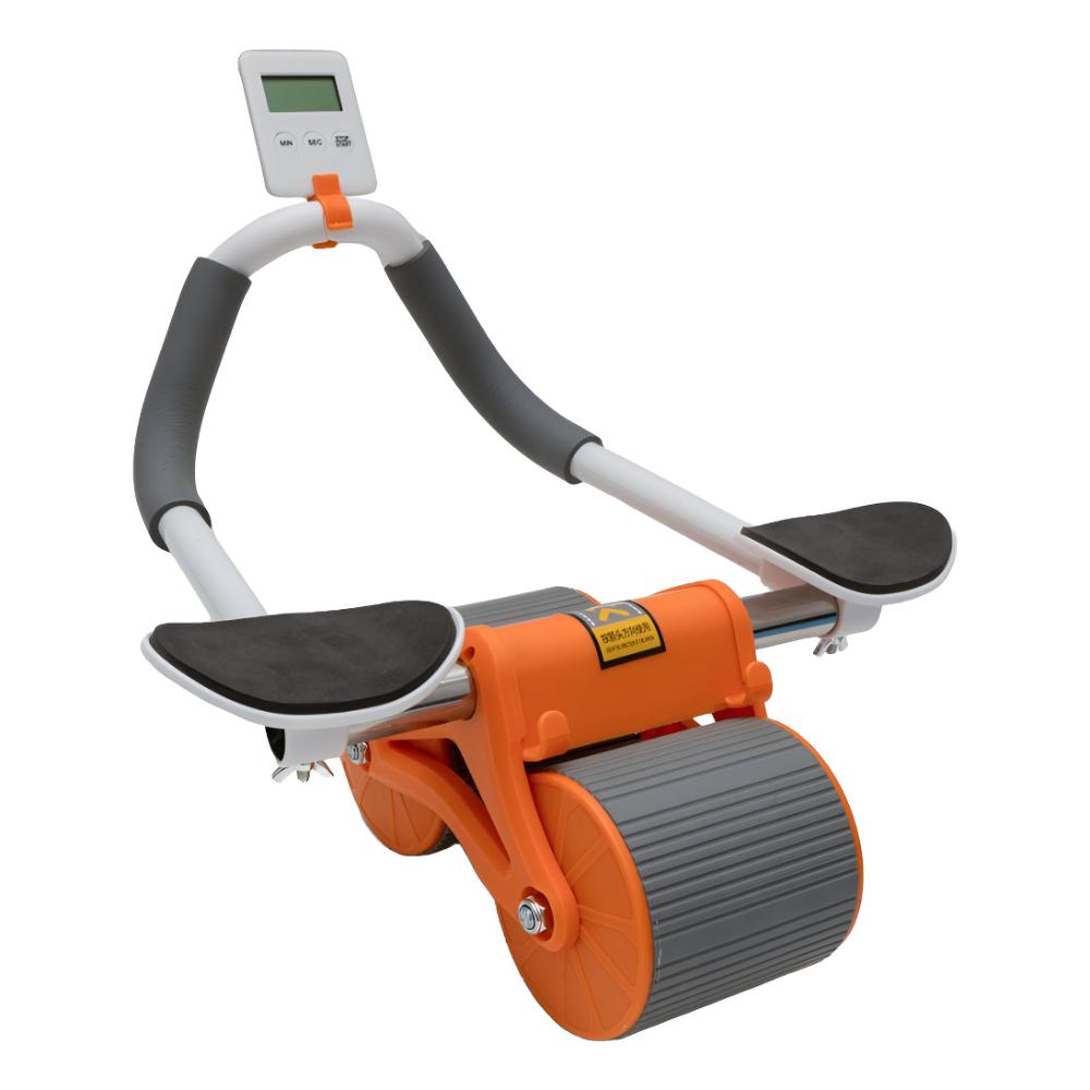 Rueda Abdominal Abdominales Maquina Rebote Automátic Naranja