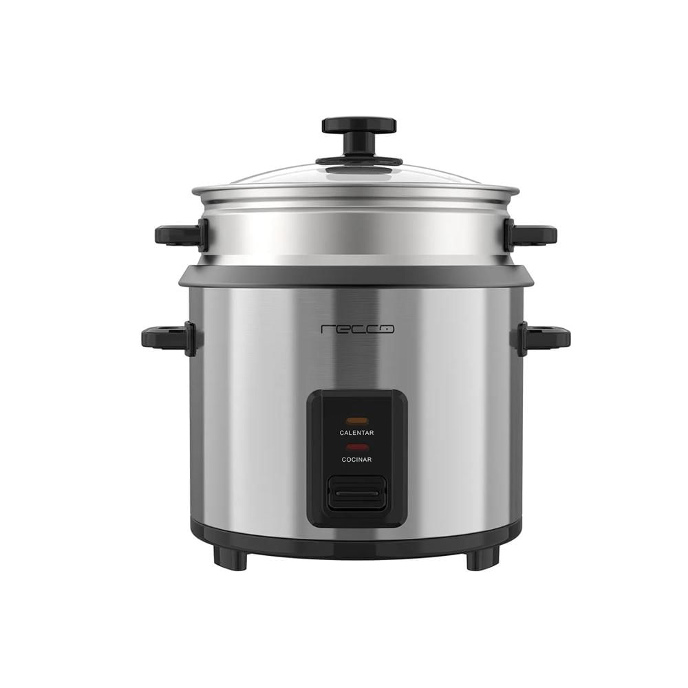Olla Arrocera RECCO RRC-STEAM18 1.8L 700W con Vaporera Antiadherente