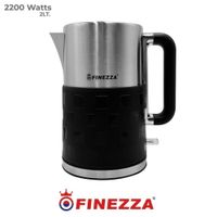 Hervidor eléctrico Finezza 2 Litros Acero Inoxidable Negro