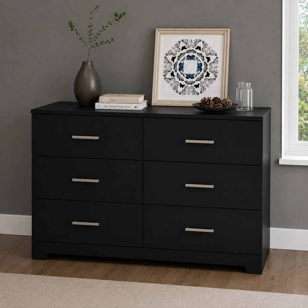 Cómoda Aparador Moderno Kimnoa Ventitas Home Negro