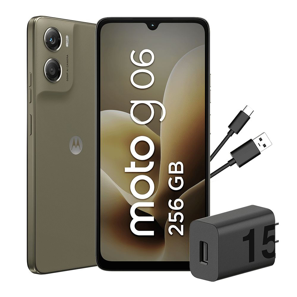 Celular Motorola Moto G06 256GB 4GB Cafe