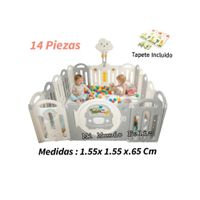 Corral para Niños Cerco Plegable  Parque de Juegos Gray