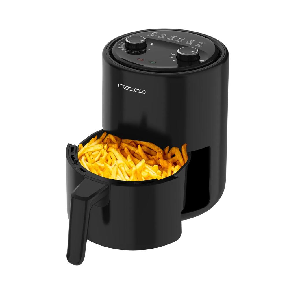 Freidora de Aire Mecánica RECCO RFA-LEGGE21 2.1L Negro 1000W