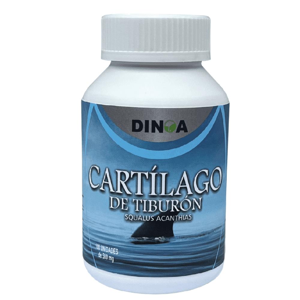 Cartílago de Tiburón Dinoa Cápsulas 100 - Salud Articular - Fortaleza Ósea