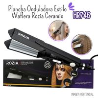 Plancha Onduladora de Cabello Rozia Ceramic - HR746