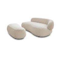 Sofa con Banqueta Albino Living Furniture Beige