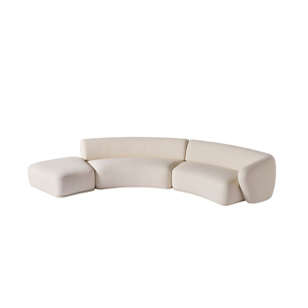 Sofa Modular Rene Living Furniture Beige