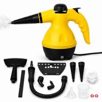 Limpiador a Vapor Portátil 1000W Multifunción YX-602 Alta Potencia con Accesorios Amarillo