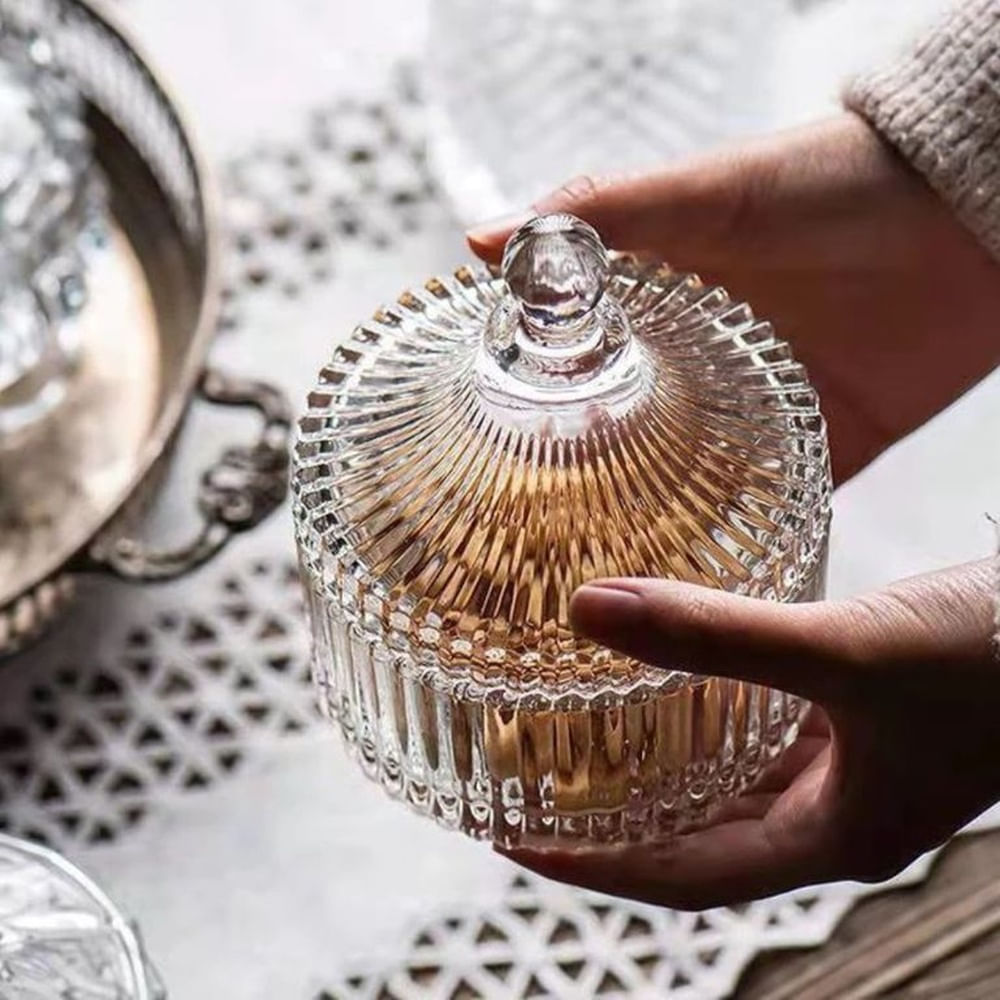 Bombonera de Vidrio Elegante