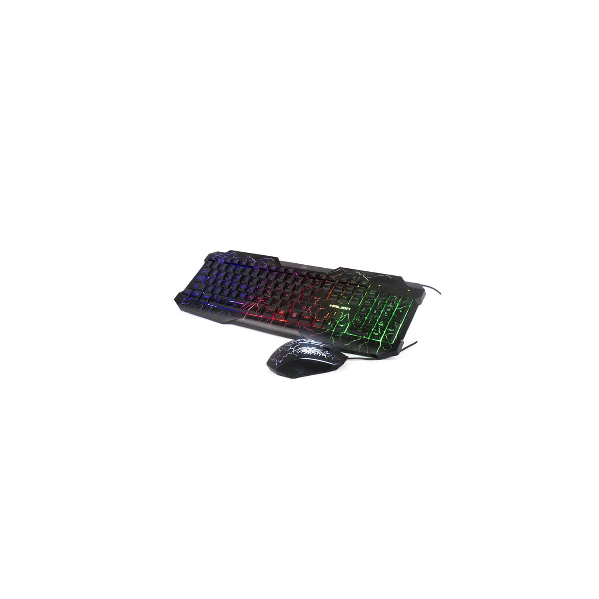 KIT GAMER TECLADO + MOUSE + PAD MOUSE, HALION KRAKEN