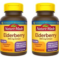 NATURE MADE PACK 2 SAÚCO + VITAMINA C + ZINC | 60 UND C/U