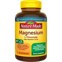 NATURE MADE MAGNESIO L-TREONATO | 90 UND
