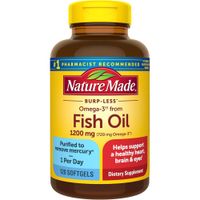 NATURE MADE OMEGA 3 FISH OIL BURP LESS 1200 MG | 120 UND