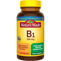 NATURE MADE VITAMINA B1 UNFLAVORED 100 MG | 100 UND