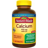 NATURE MADE CALCIO 600 MG + VITAMINA D3 | 220 UND
