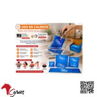 Pack de 5 Compresas de Gel Frío Calor Reutilizables