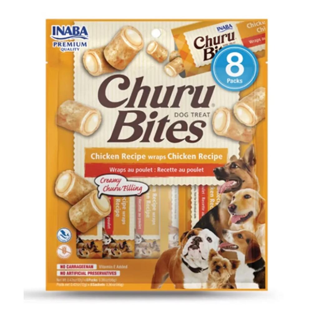 Churu Bites Snacks para Perros Pollo - 8un