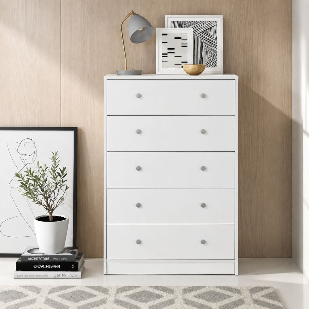 Cómoda Contemporánea Phitea Ventitas Home Blanco