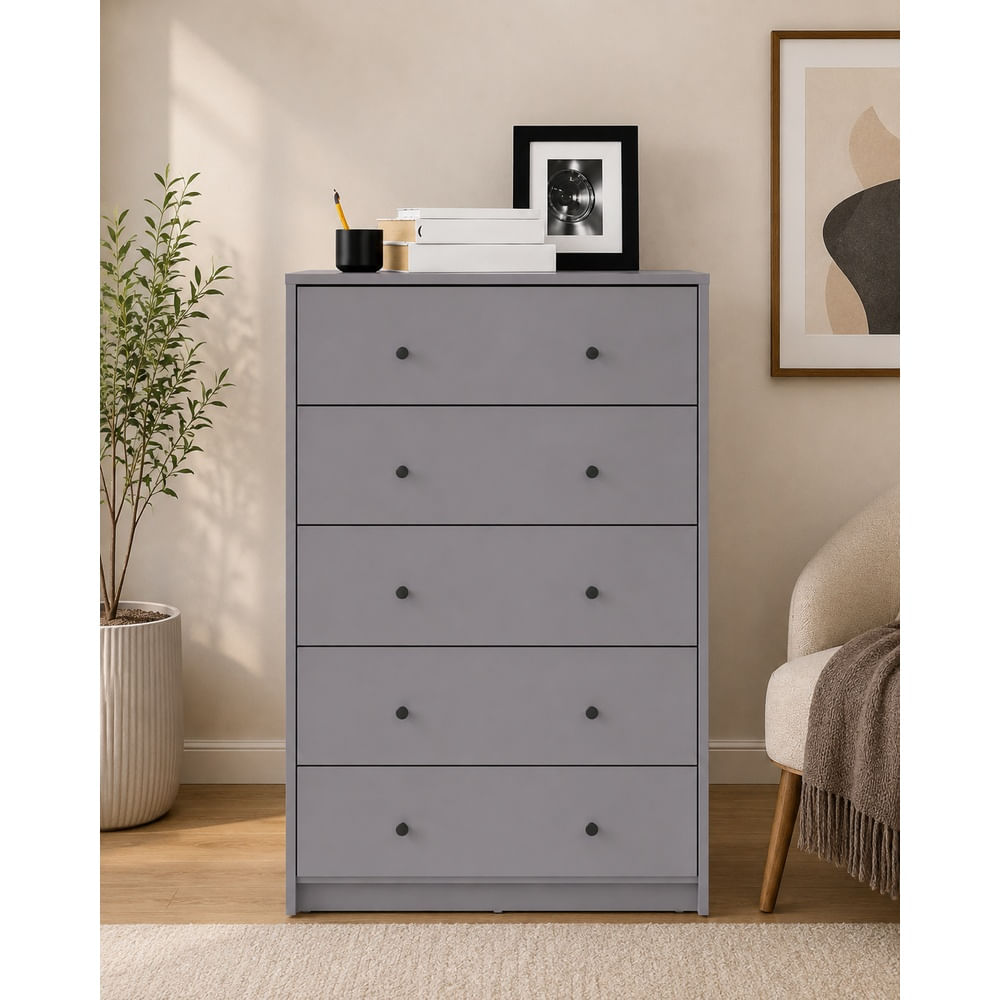 Cómoda Contemporánea Phitea Ventitas Home Gris