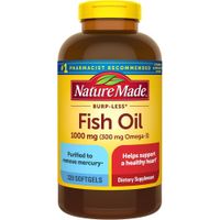NATURE MADE OMEGA 3 FISH OIL BURP LESS 1000 MG | 320 UND