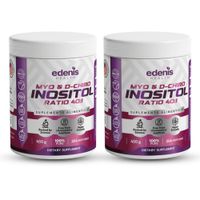 Pack 2 Myo y D-Chiro Inositol Edenis Health 450 G