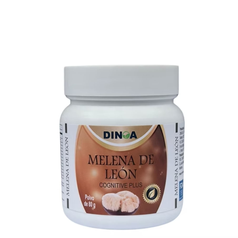 Melena de León Dinoa Polvo 80gr Suplemento Natural para la Memoria