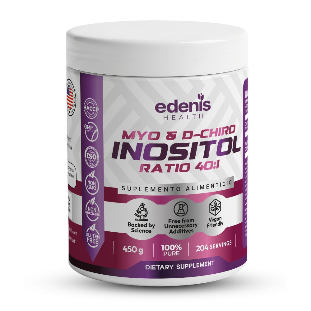 Myo y D-Chiro Inositol Edenis Health 450 G