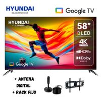 Televisor Smart TV 58'' HYUNDAI QLED UHD 4K HYLED5813QG - Ant - Rack Fijo