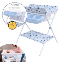 Bañera Para Bebe Con Cambiador Plegable Ligh