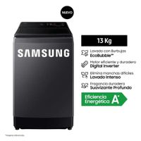 Lavadora Samsung Ecobubble 13KG Gris Grafito WA40F13E4CPE