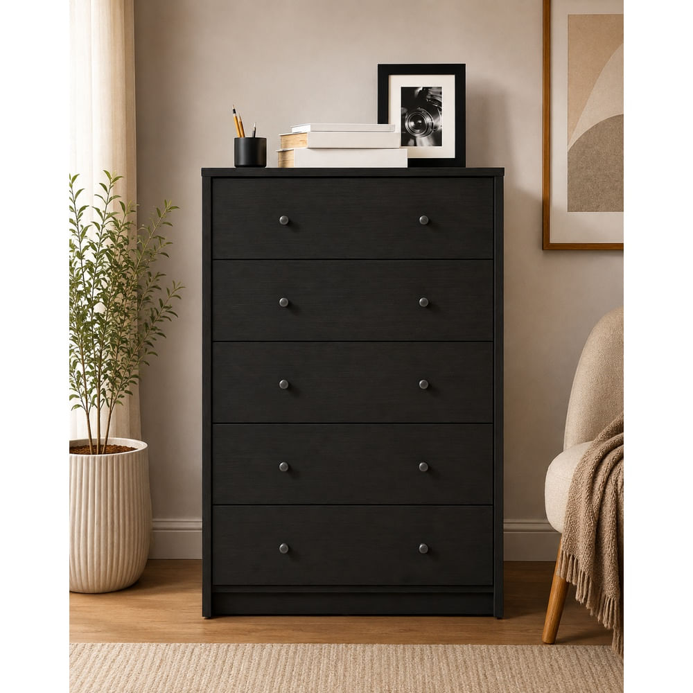 Cómoda Contemporánea Phitea Ventitas Home Negro