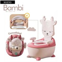 Bacín Entrenador para Bebes Bambi Rosado