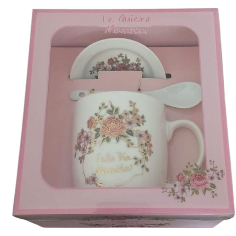 Taza de Cerámica con Frase para Mamá  450ml