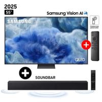 Televisor Samsung QLED 55 Visión AI Smart TV QN55Q8F - Soundbar HW-B400F