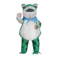 HALLOWEEN - Disfraz Inflable De Rana Adulto Verde