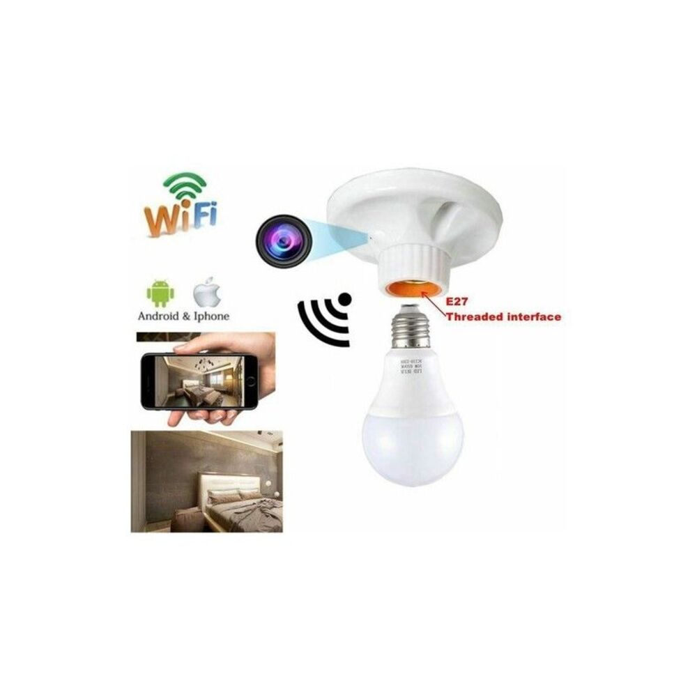 Camara Espia Wifi En Socket De Foco Video En Tiempo Real App