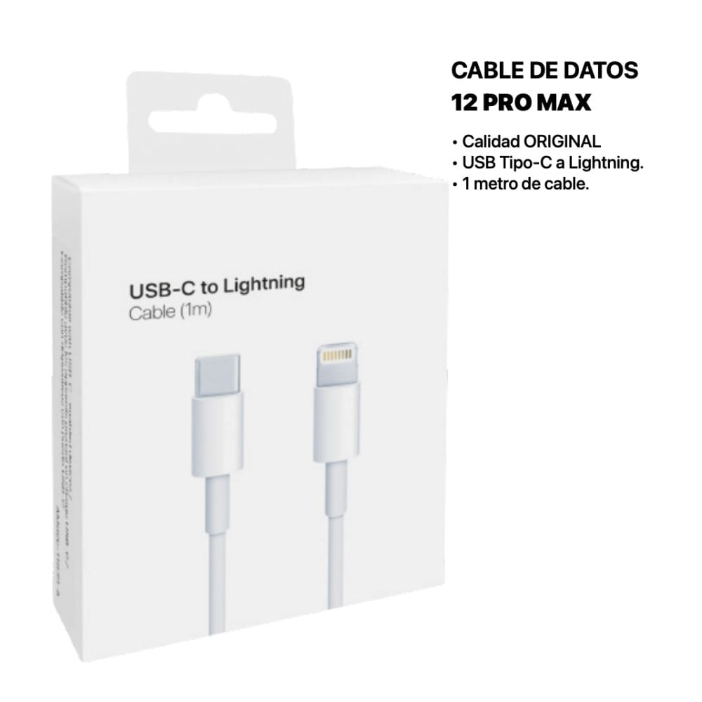 CABLE DE DATOS TIPO C a LIGHTNING