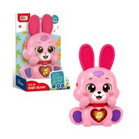 Juguete Mascota Musical Baby Conejito Rosa