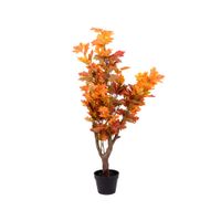 HALLOWEEN - Adorno Arbol Otoñal Decorativo Artificial  Halloween Naranja
