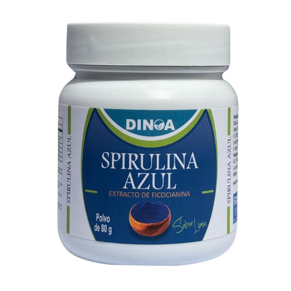 Spirulina Azul Dinoa Polvo 80g - Antioxidante Natural - Apoyo metabólico