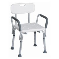 Silla de Ducha con Apoya Brazos Extraíbles