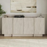 APARADOR LIKEN 4 PUERTAS ESTANTES INTERNOS TIVOLI 180CM ALIMUEBLESJYL
