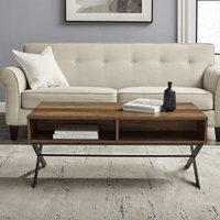 Mesa de Centro Industrial Kamila Ventitas Home Caramelo