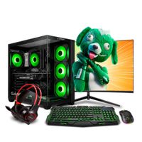 COMPUTADORA PC GAMER DRACO GREEN CORE I5 12400F 16GB 500GB 24 gtx1050 4gB MI PC LISTA MIPCLISTA