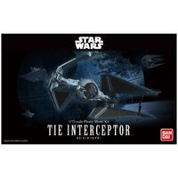 Star Wars TIE Interceptor Model Kit 1-72