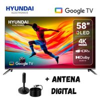 Televisor Smart 65'' Hyundai QLED UHD 4K HYLED6513QG GoogleTV  - Ant Digital