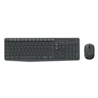Teclado y Mouse Logitech Mk235 Wireless Negro